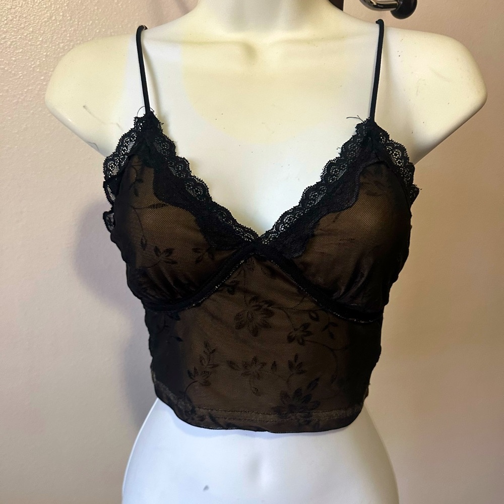 Lace crop top